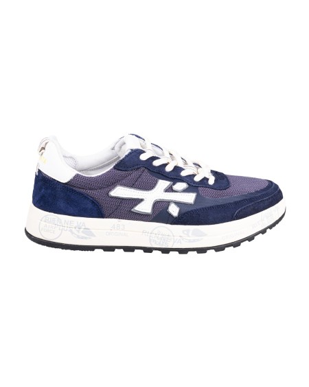 Shop PREMIATA  Scarpe: Premiata sneaker "Nous 6658".
Logo che decora i laterali.
Altezza suola 3,5 cm.
Fusbet Interno 28,7 cm.
Composizione: suola: 70% EVA, 30% gomma; tomaia: 55% PA, 25% pelle di capra,15% TPU, 5% NY; fodera: 86% pelle di capra, 14% PU.
Made in Vietnam.. NOUS-6658